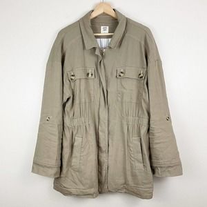 Matilda Jane Good Hart Womens Memphis Cargo Jacket Size Large L